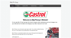 Desktop Screenshot of bjpitstop.com
